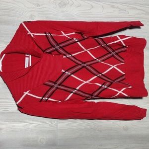 Liz Claiborne Argyle Sweater
